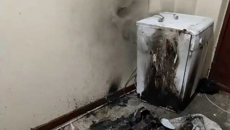 Diyarbakır'da yangın mağdur etti