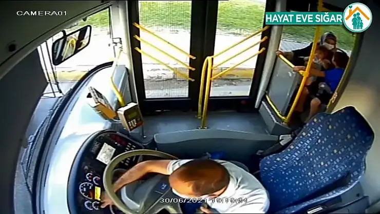 Diyarbakır'daki otobüs yangınında sürücünün dikkati faciayı önlemiş