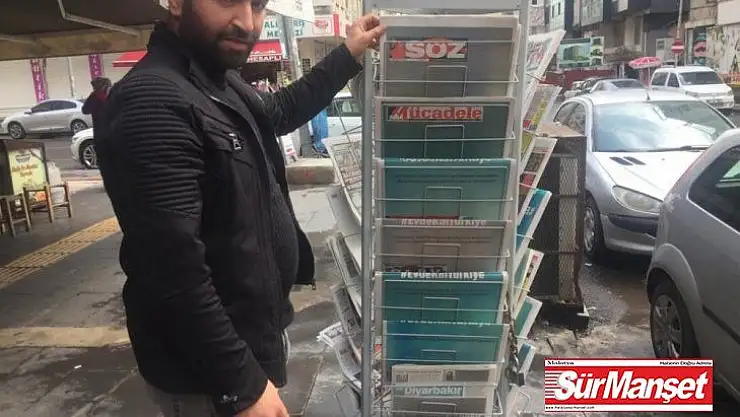 Diyarbakır gazeteleri tam sayfa 'evde kal Diyarbakır' manşetiyle çıktı