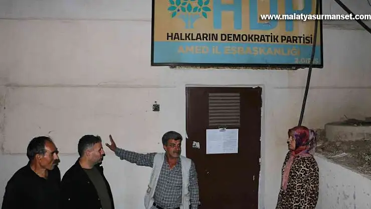 Diyarbakır HDP il binasına mühür vuruldu, aileler binanın yıkılmasını istiyor