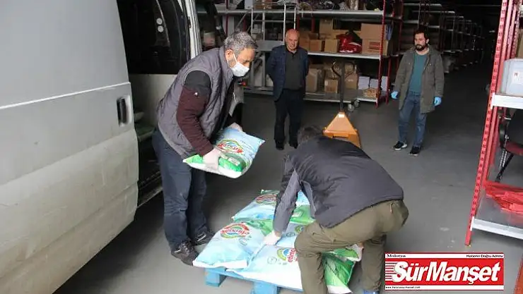 Diyarbakırlı iş adamı sağlık çalışanlarına 1 ton deterjan hibe etti