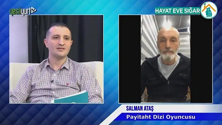 Dizi oyuncuları, deprem anında Yeşilyurt TV'de canlı yayındaydı