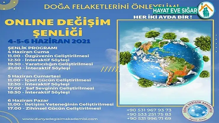 Doğa Felaketlerini Önleyebilecek Çalışma