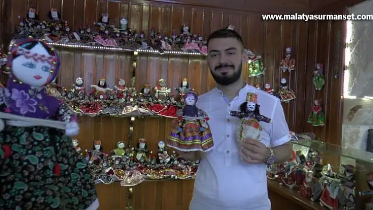 Doğal malzemelerden yapılan Ezo gelin bebekler yurt dışından ilgi görüyor