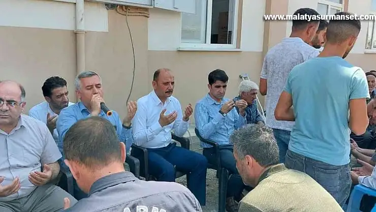 Doğru ve Kaymakam Sevgili'den Şeker'e taziye ziyareti