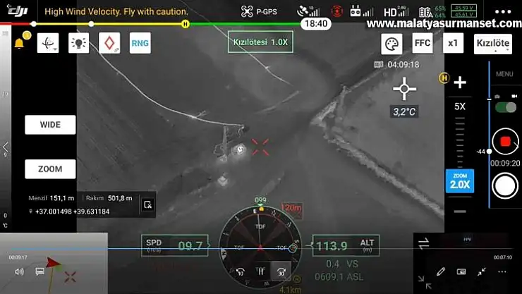 Dronelerle 11 milyon liralık kaçak elektrik önledi