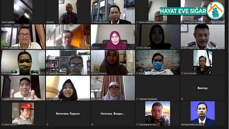 DÜ Dış İlişkiler Ofisi, Rusya ve Endonezya üniversiteleri ile online toplantıda buluştu