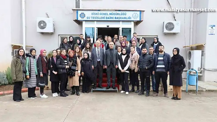 DÜ öğrencileri, musluklardan akan suyun yolculuğuna tanıklık etti