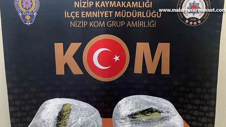 Durdurulan araçtan 10 kilo 500 gram esrar çıktı