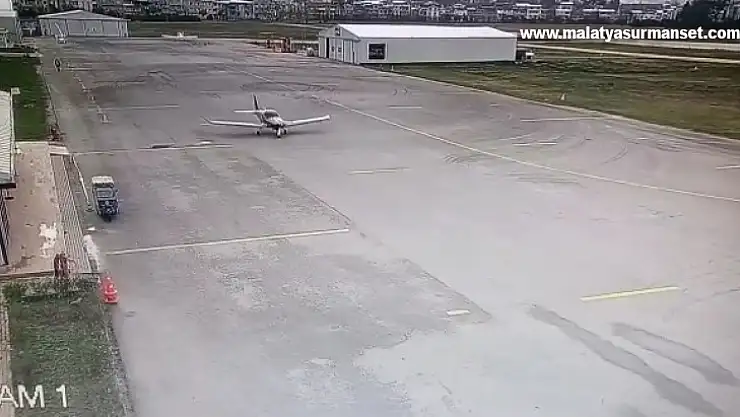 Düşen uçağın havalimanındaki son görüntüsü ortaya çıktı