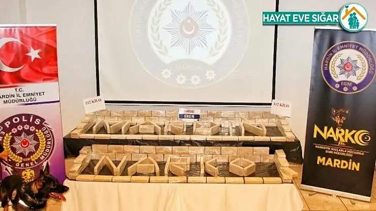 Mardin'de tırın soğutucu bölümüne gizlenmiş vaziyette 112 kilogram eroin ele geçirildi