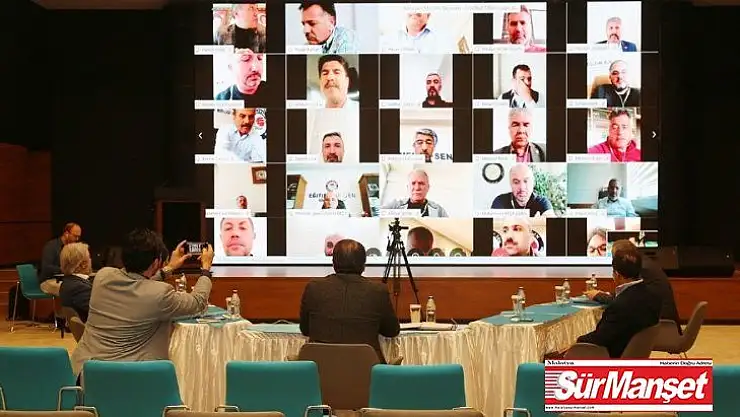 Eğitim-Bir-Sen 48. Başkanlar Kurulu Toplantısı'nı video konferansla yaptı
