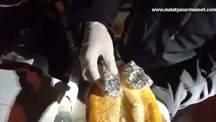 Ekmeğin içinden uyuşturucu çıktı