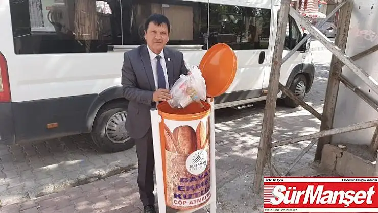 Ekmek kutularına çöp atılmasına tepki
