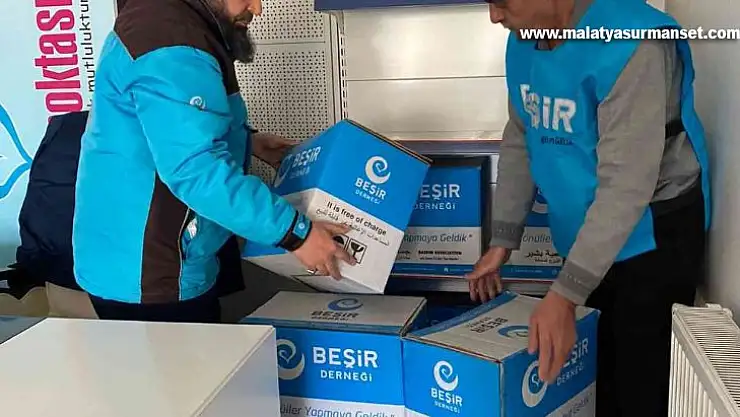 Elazığ Beşir Derneğinden Afganistan'a yardım eli