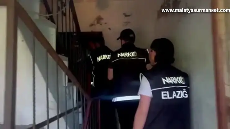 Elazığ'da  uyuşturucuyla mücadele sürüyor