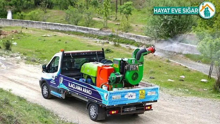 Elazığ'da 10 yeni araçla dezenfekte ve ilaçlama çalışması