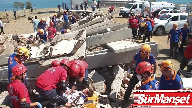 Elazığ'da 7 ilden 450 personelin katılımıyla gerçeği aratmayan tatbikat