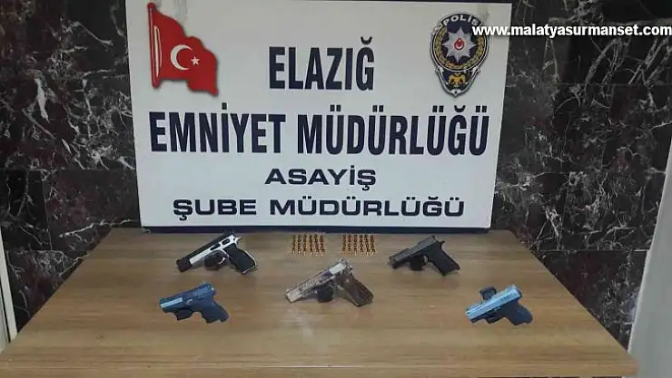 Elazığ'da asayiş ve şok uygulamalarında 116 kişi yakalandı