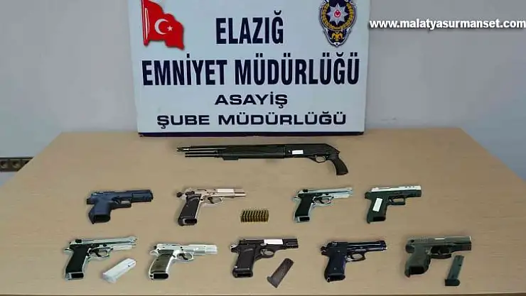 Elazığ'da asayiş ve şok uygulaması: 30 kişi tutuklandı