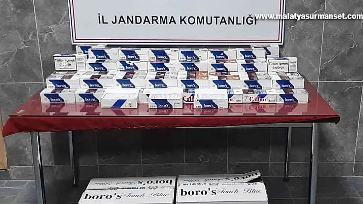 Elazığ'da bin paket bandrolsüz sigara ele geçirildi
