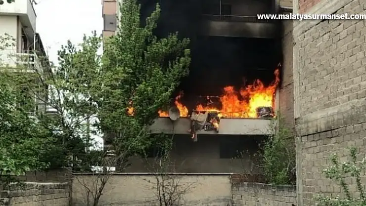 Elazığ'da ev yangını