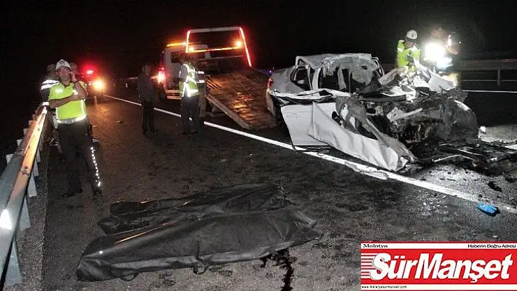 Elazığ'da feci kaza: 2 ölü