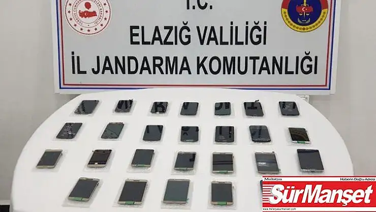 Elazığ'da gümrük kaçağı telefonlar ele geçirildi