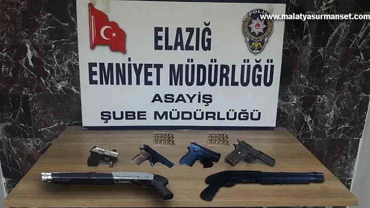 Elazığ'da haklarında arama kararı bulunan 97 kişi yakalandı