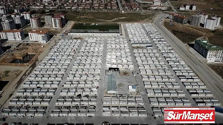 Elazığ'da konteyner kentlerde 4 bin 613 kişi yaşamaya başladı