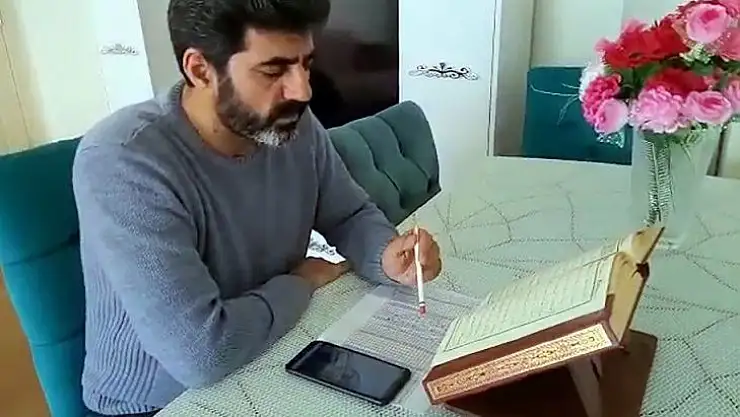 Elazığ'da Kur'an kursları uzaktan eğitime başladı