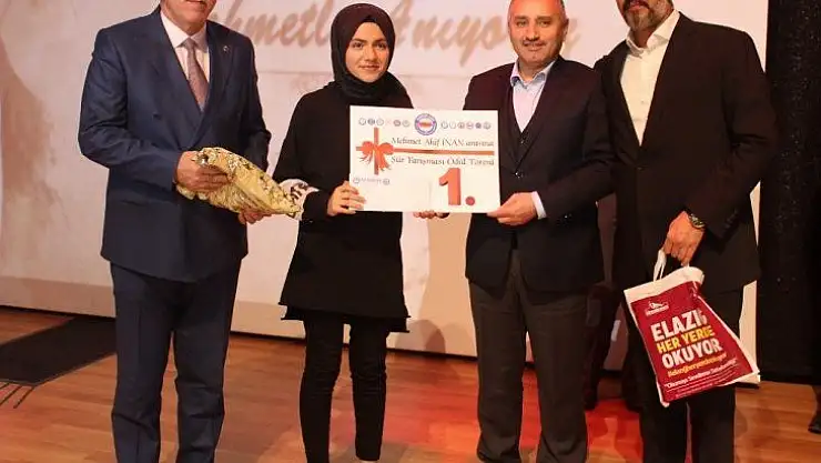 Elazığ'da Mehmet Akif İnan anısına şiir yarışması