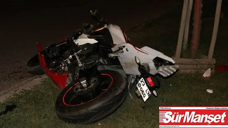 Elazığ'da motosiklet kazası: 1 ölü, 2 yaralı