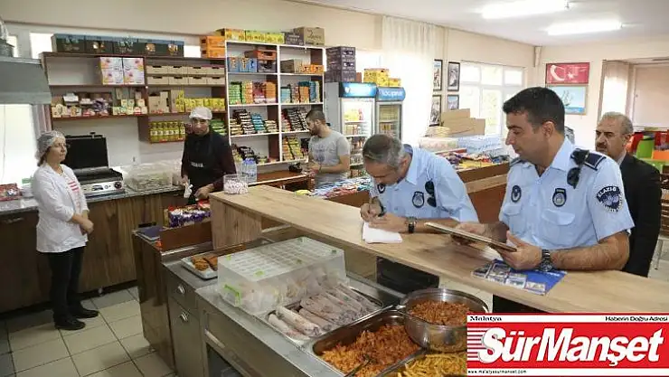 Elazığ'da okul kantinleri denetlendi