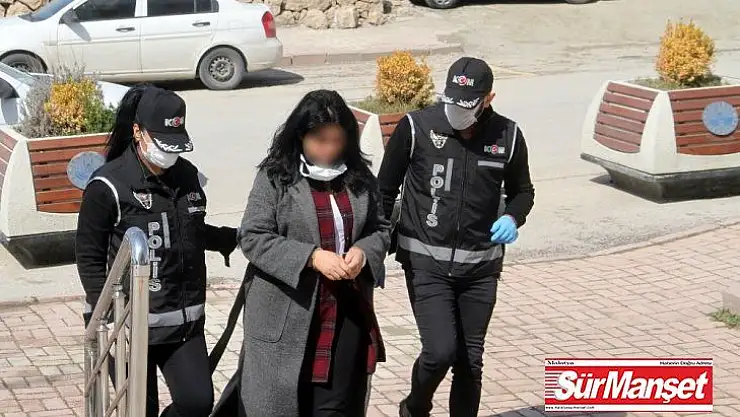 Elazığ'da sahte kadın hakim yakalandı, adliyeye sevk edildi
