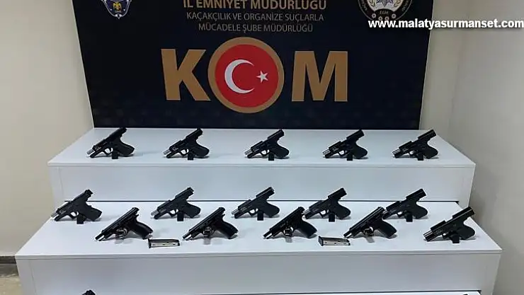 Elazığ'da silah kaçakçılarına operasyon: 3 tutuklama