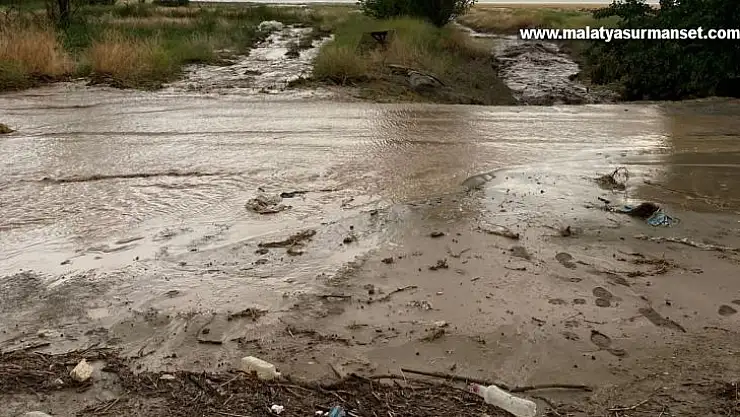 Elazığ'da tarım arazilerini sel vurdu