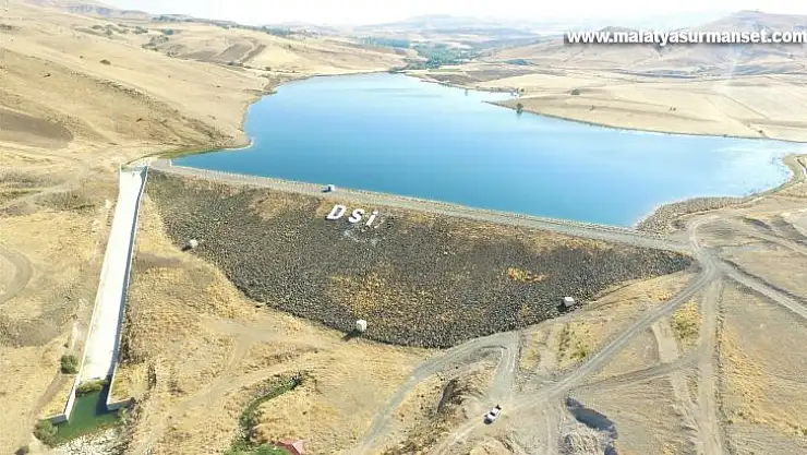 Elazığ'da Tatar Göleti sulaması inşaat çalışmaları devam ediyor