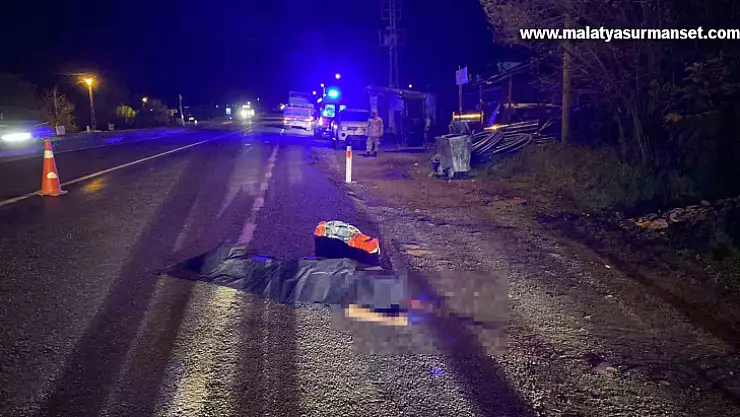Elazığ'da tırın çarptığı kişi hayatını kaybetti