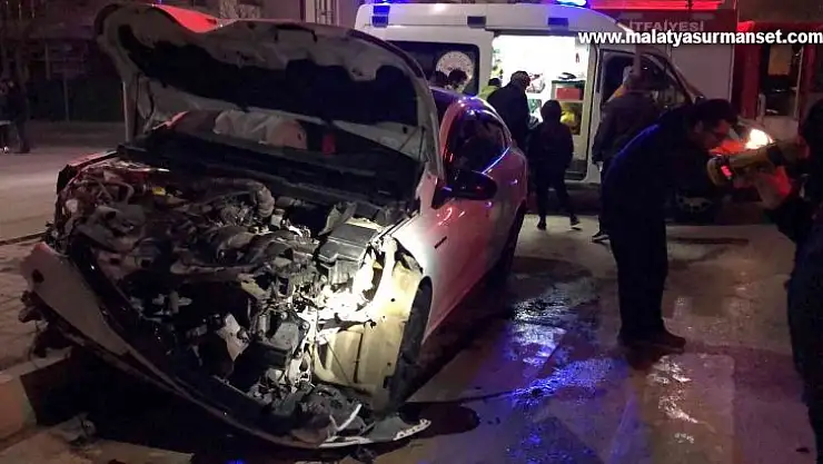 Elazığ'da trafik kazası: 1 yaralı