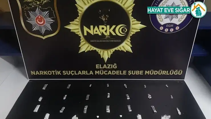 Elazığ'da uyuşturucu ile mücadele: 5 tutuklama