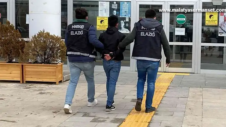 Elazığ'da uyuşturucu operasyonu: 1 gözaltı