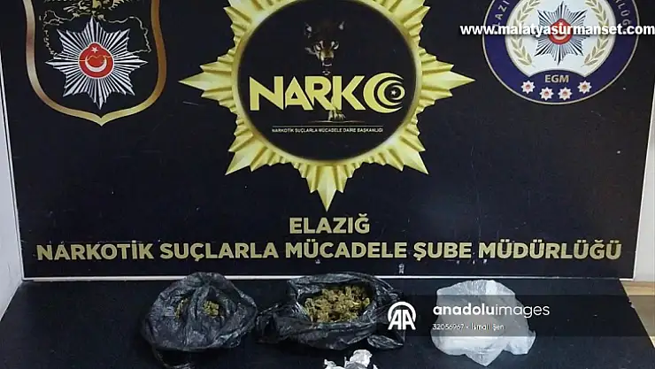 Elazığ'da uyuşturucu operasyonunda şüpheli tutuklandı