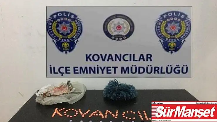 Elazığ'da uyuşturucu operasyonu: 2 gözaltı