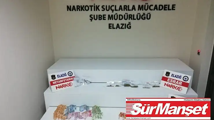 Elazığ'da uyuşturucu operasyonu: 2 tutuklama