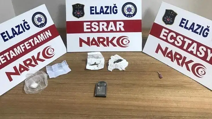 Elazığ'da uyuşturucu taciri 1 şüpheli tutuklandı