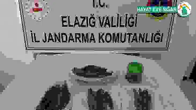 Elazığ'da uyuşturucu taciri yakalandı, 5 kilo esrar ele geçirildi
