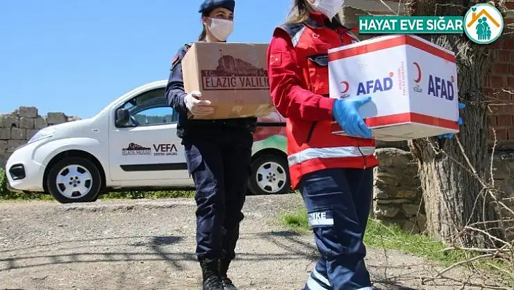 Elazığ'da Vefa Sosyal Destek Grubu 84 bin 423 aileye ulaştı