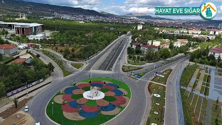 Elazığ kısıtlamanın son gününde havadan görüntülendi