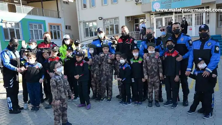 Elazığ polisi özel ve engelli çocuklarla bir araya geldi